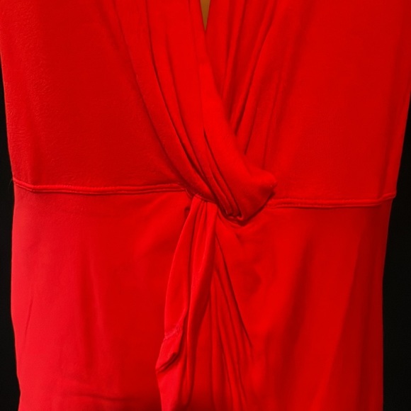 Deep V- Neck Knit Top with Twisted Front *NWOT* - Picture 2 of 5